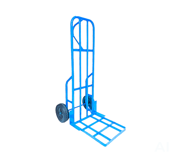 ROTAR LTDA. Carro Yegua con Estructura de Acero, Rueda Banda Espuma Poliuretano, Diámetro 250 mm, Capacidad de Carga 300 Kg.