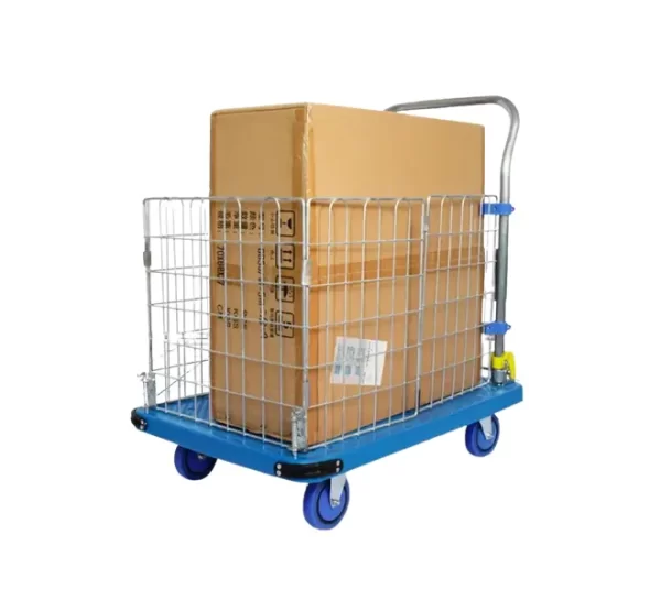 Carro Plegable 300 Kg<br> Plataforma Plástica<br>con Rejillas Abatibles <br><br> - Imagen 4