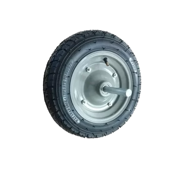ROTAR LTDA. Rueda de Carretilla Neumática con Caucho Reforzado y Cámara. Diámetro 350 mm. Carga 260 Kg.