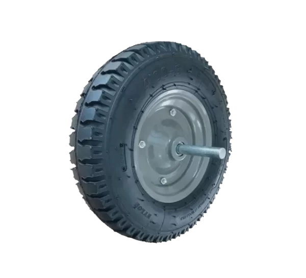 ROTAR LTDA. Rueda de Carretilla Neumática con Caucho Reforzado y Cámara. Diámetro 400 mm. Capacidad Carga 400 Kg.