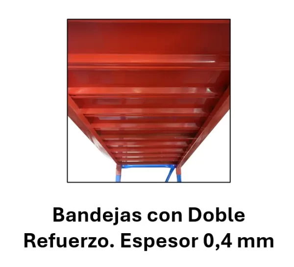 Estantería Metálica <br> 200x150x60 <br> 4 Niveles - 800 Kg<br><br> - Imagen 4