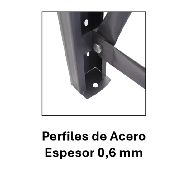 Estantería Metálica <br> 200x200x50 <br> 4 Niveles - 600 Kg<br><br> - Imagen 3