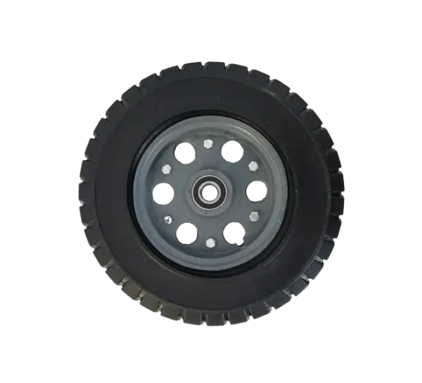 Rueda Caucho Macizo <br> Núcleo Hierro Forjado <br>Diámetro 400 mm<br><br> - Imagen 2