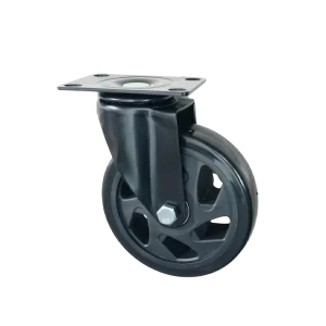 ROTAR LTDA. Rueda BLACKRAY Banda PVC Negro Núcleo PA Negra Placa Giratoria