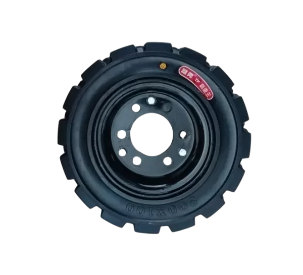Neumático Macizo DUTY <br> Diámetro 300 mm <br> Maza con Vástago 300 mm <br><br> - Imagen 2