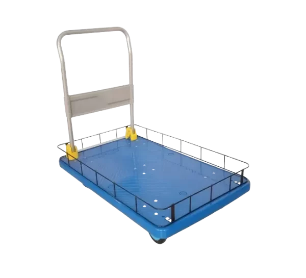 Carro Plegable 400 Kg<br> Plataforma Plástica<br> Rejilla de Seguridad <br><br> - Imagen 3
