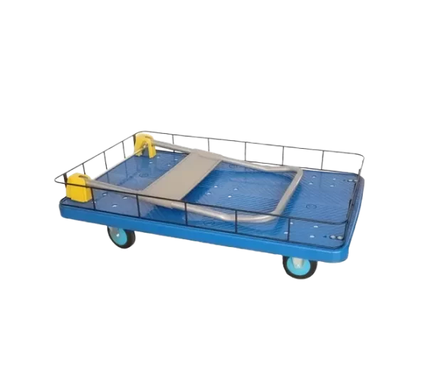 Carro Plegable 400 Kg<br> Plataforma Plástica<br> Rejilla de Seguridad <br><br> - Imagen 2